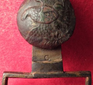 Militia Artillery Officer Two-Piece Buckle - Tongue Only - Priced Reduced